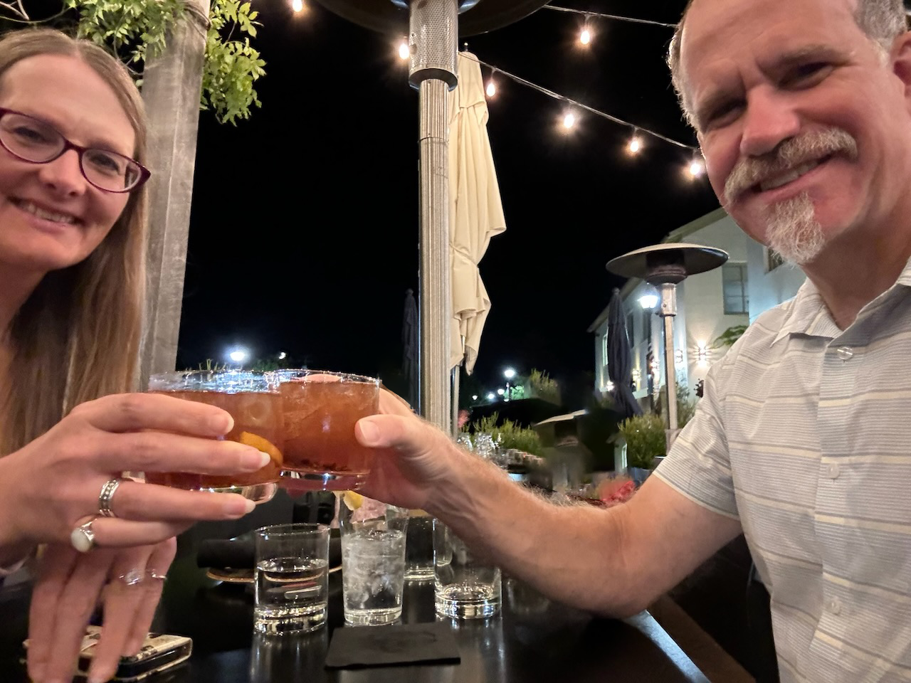Engagement dinner that evening